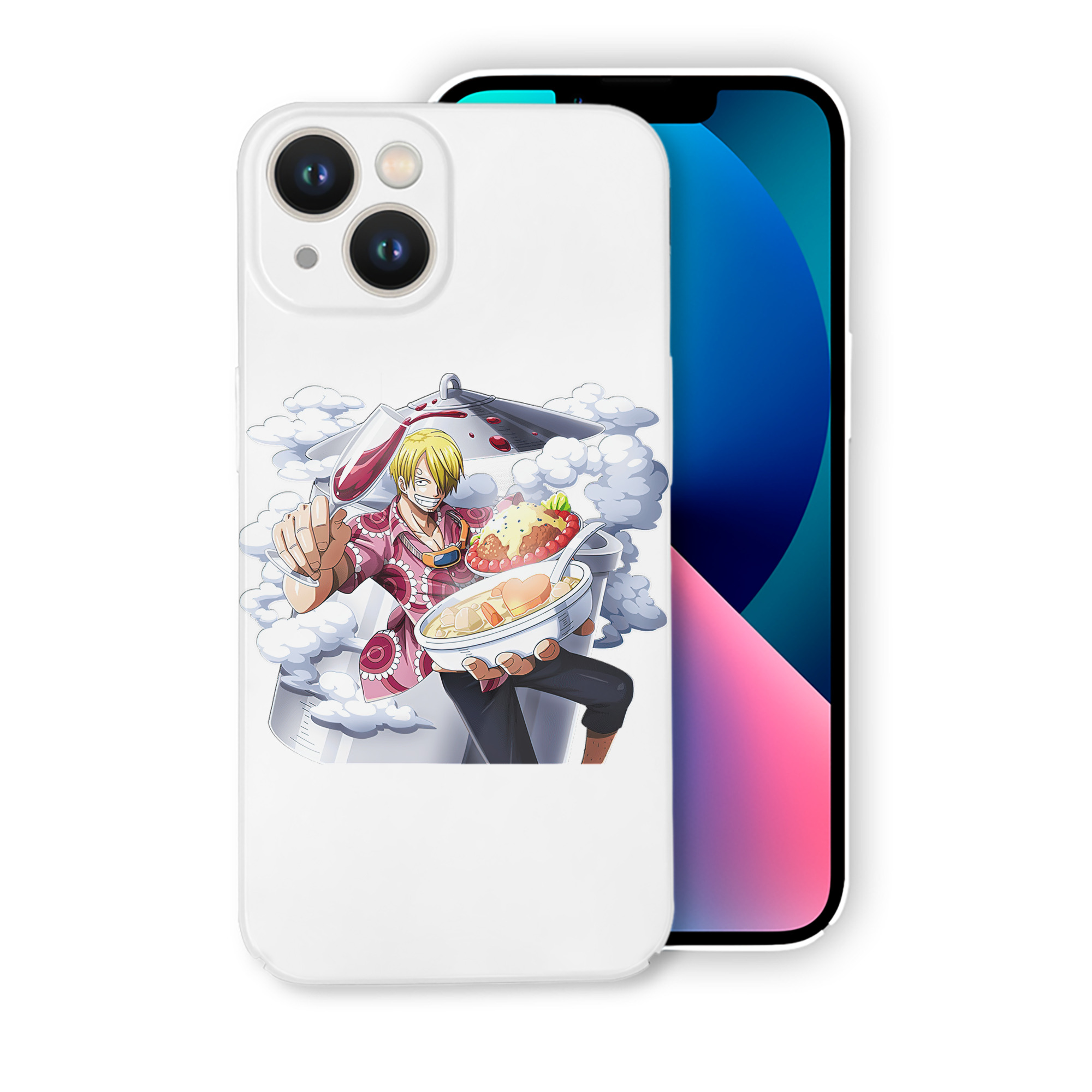 （画像用） ワンピース サンジ ONE PIECE Sanji 【iPhone 14シリーズ対応】ハードケース